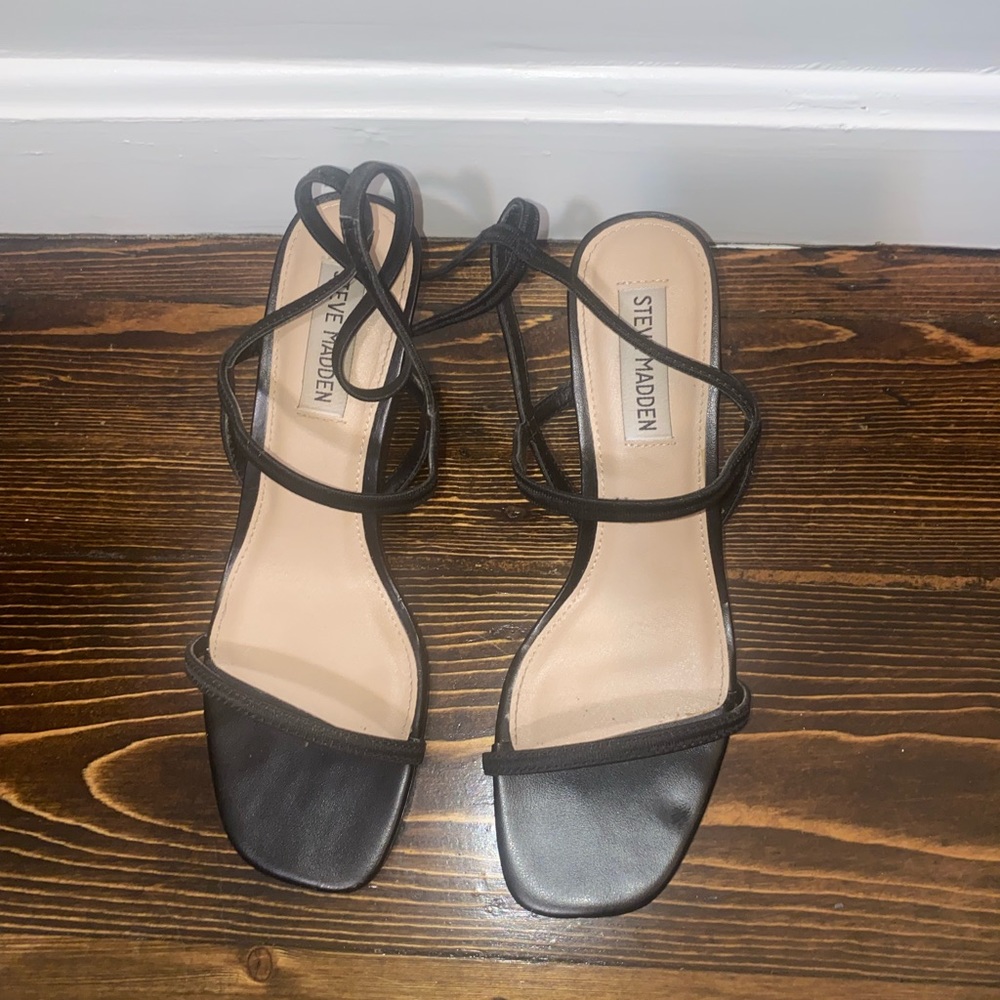 Two pairs of black shoes